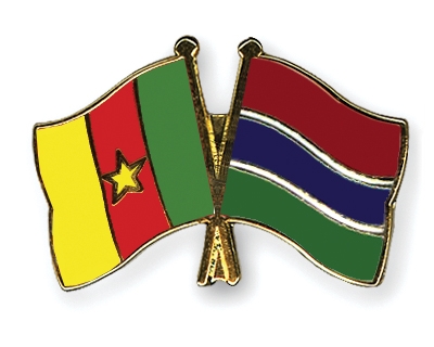 Fahnen Pins Kamerun Gambia