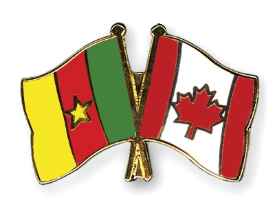 Fahnen Pins Kamerun Kanada