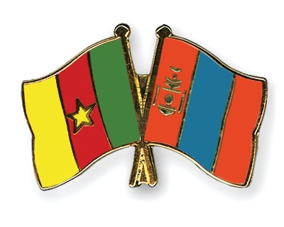Fahnen Pins Kamerun Mongolei