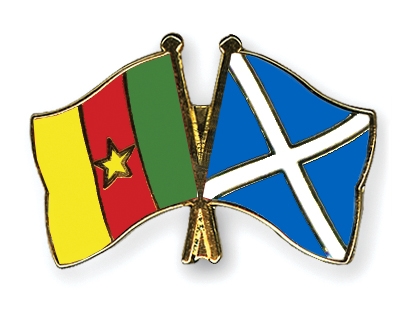 Fahnen Pins Kamerun Schottland