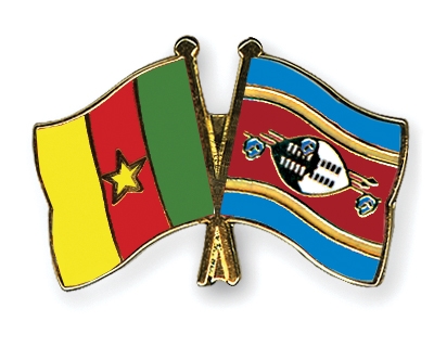 Fahnen Pins Kamerun Swasiland