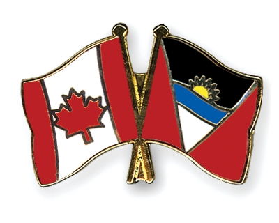 Fahnen Pins Kanada Antigua-und-Barbuda