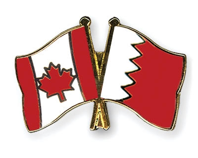 Fahnen Pins Kanada Bahrain