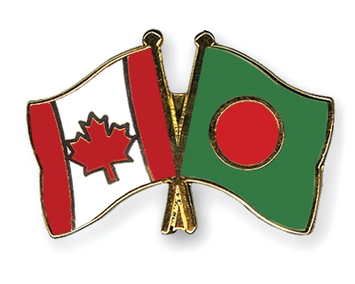 Fahnen Pins Kanada Bangladesch
