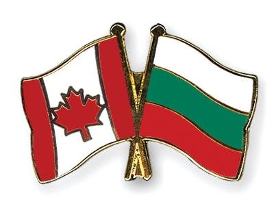 Fahnen Pins Kanada Bulgarien
