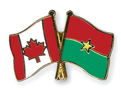 Fahnen Pins Kanada Burkina-Faso