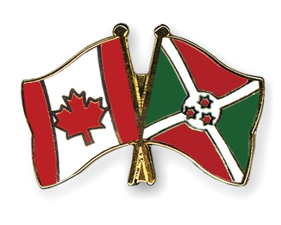 Fahnen Pins Kanada Burundi