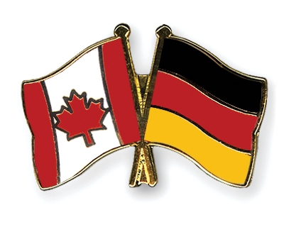 Fahnen Pins Kanada Deutschland