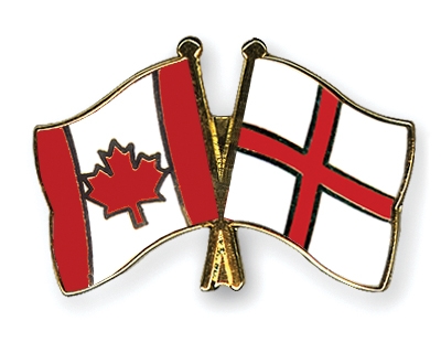 Fahnen Pins Kanada England