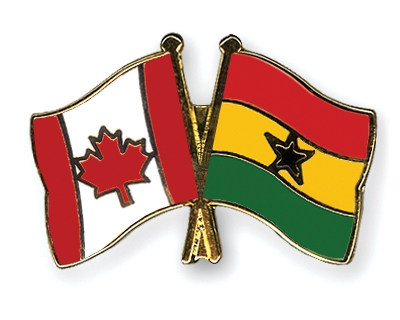 Fahnen Pins Kanada Ghana