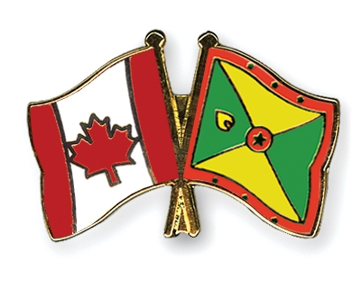 Fahnen Pins Kanada Grenada