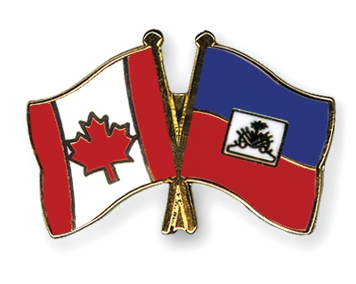 Fahnen Pins Kanada Haiti
