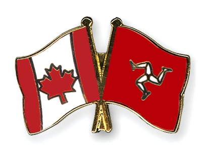 Fahnen Pins Kanada Isle-of-Man
