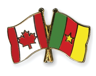 Fahnen Pins Kanada Kamerun