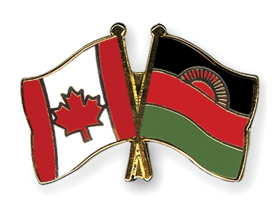Fahnen Pins Kanada Malawi