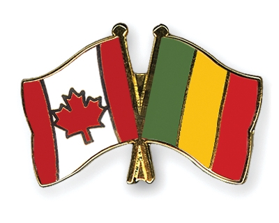 Fahnen Pins Kanada Mali
