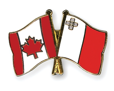 Fahnen Pins Kanada Malta