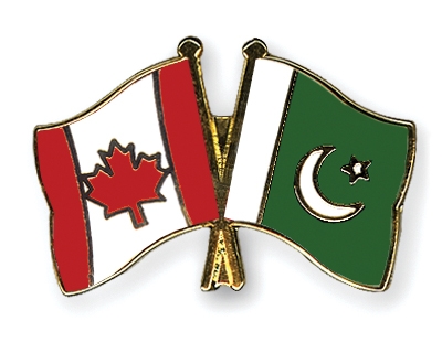 Fahnen Pins Kanada Pakistan