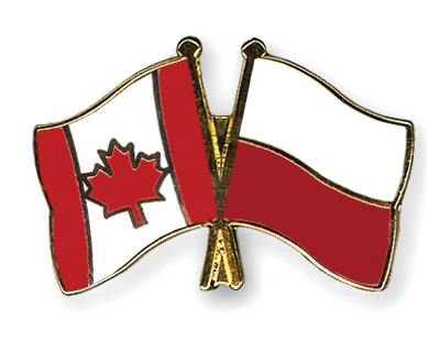 Fahnen Pins Kanada Polen