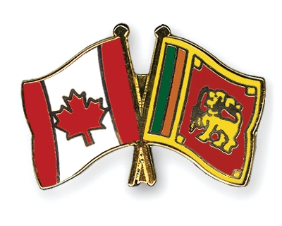 Fahnen Pins Kanada Sri-Lanka