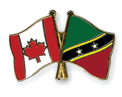 Fahnen Pins Kanada St-Kitts-und-Nevis