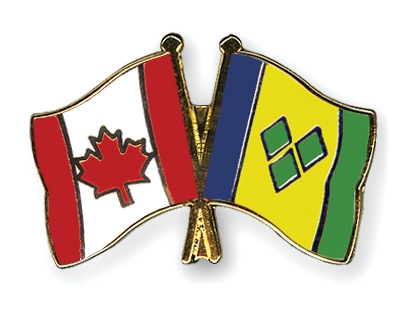 Fahnen Pins Kanada St-Vincent-und-die-Grenadinen