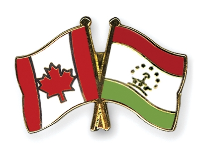 Fahnen Pins Kanada Tadschikistan