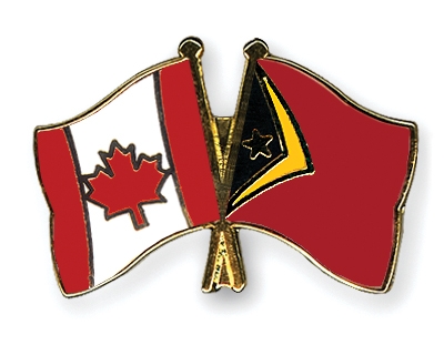Fahnen Pins Kanada Timor-Leste