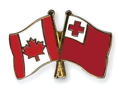 Fahnen Pins Kanada Tonga