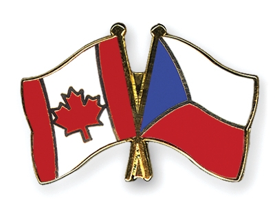 Fahnen Pins Kanada Tschechische-Republik
