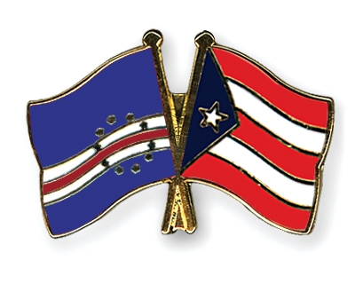 Fahnen Pins Kap-Verde Puerto-Rico