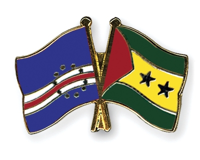 Fahnen Pins Kap-Verde Sao-Tome-und-Principe
