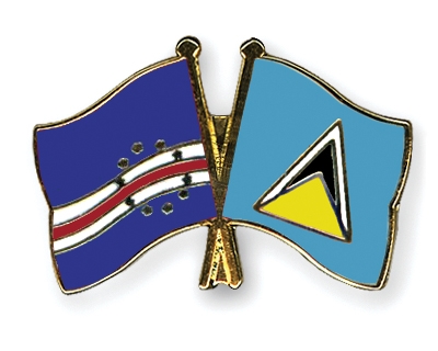 Fahnen Pins Kap-Verde St-Lucia