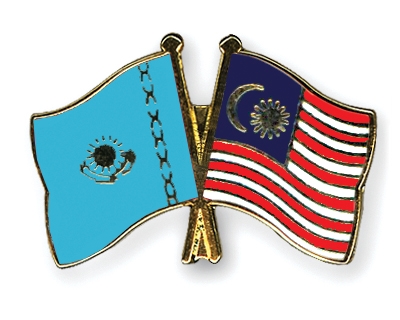 Fahnen Pins Kasachstan Malaysia
