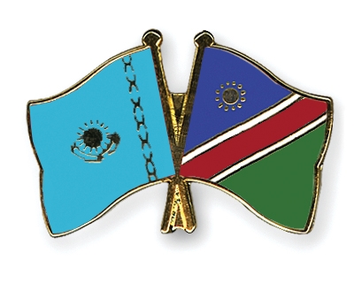 Fahnen Pins Kasachstan Namibia