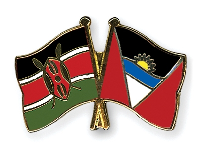 Fahnen Pins Kenia Antigua-und-Barbuda