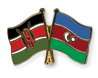 Fahnen Pins Kenia Aserbaidschan