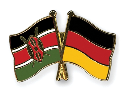 Fahnen Pins Kenia Deutschland