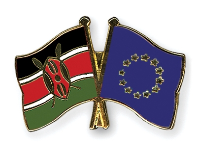Fahnen Pins Kenia Europa