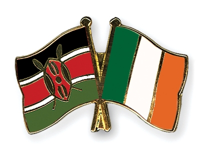Fahnen Pins Kenia Irland