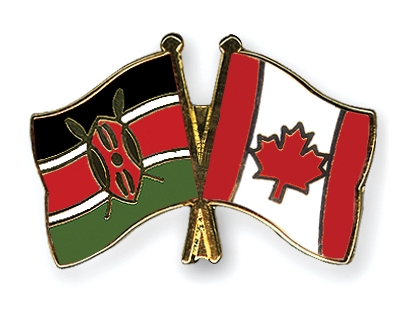 Fahnen Pins Kenia Kanada