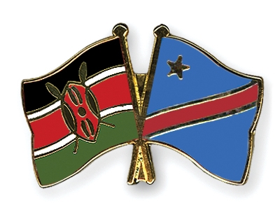 Fahnen Pins Kenia Kongo-Demokratische-Republik