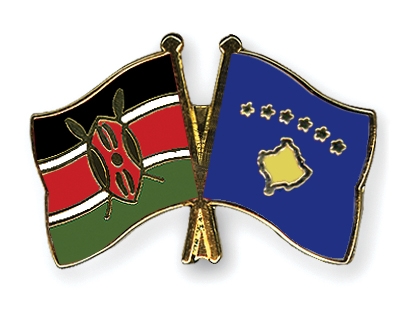Fahnen Pins Kenia Kosovo
