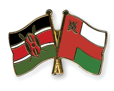 Fahnen Pins Kenia Oman