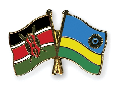 Fahnen Pins Kenia Ruanda