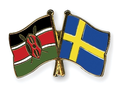 Fahnen Pins Kenia Schweden