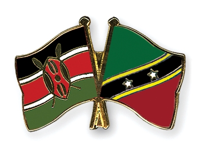 Fahnen Pins Kenia St-Kitts-und-Nevis