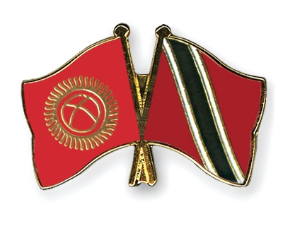 Fahnen Pins Kirgisistan Trinidad-und-Tobago
