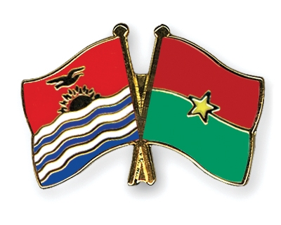 Fahnen Pins Kiribati Burkina-Faso