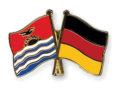 Fahnen Pins Kiribati Deutschland